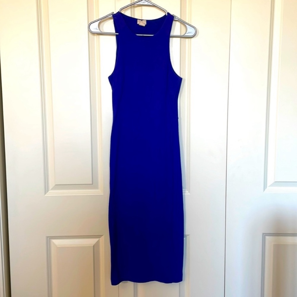 Blue dress